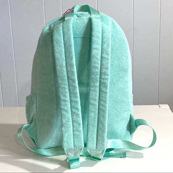 STONEY CLOVER LANE X Green Terry Cloth Embossed Backpack main image 7